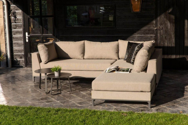 Preview: EXOTAN® Sicilie Gartenlounge Nanotex Taupe Rechts
